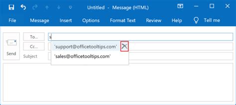 outlook auto correct|remove autocomplete outlook.
